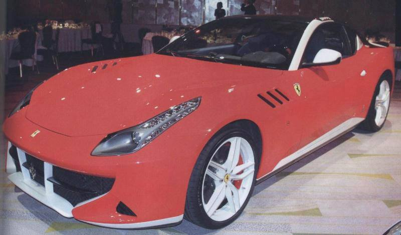 Illustration for article titled Ferrari's new one-off Special Project FFX leaked